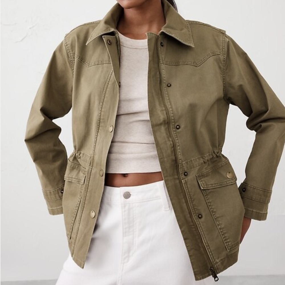 ☀️ BANANA REPUBLIC FACTORY Chino Utility Jacket